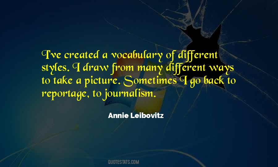 Annie Leibovitz Quotes #677399