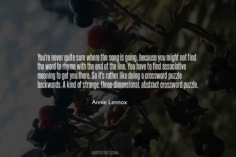 Annie Lennox Quotes #833539