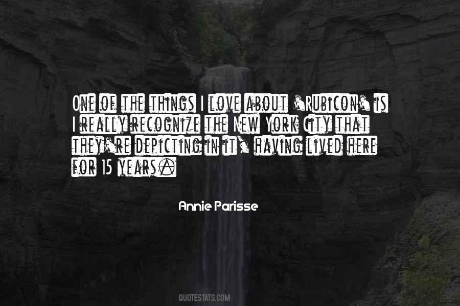 Annie Parisse Quotes #220950
