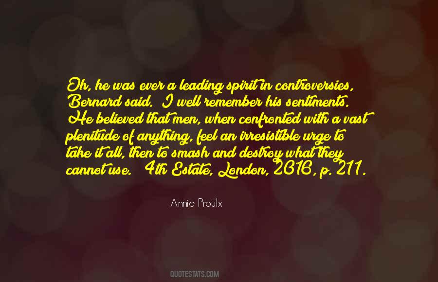 Annie Proulx Quotes #1125527