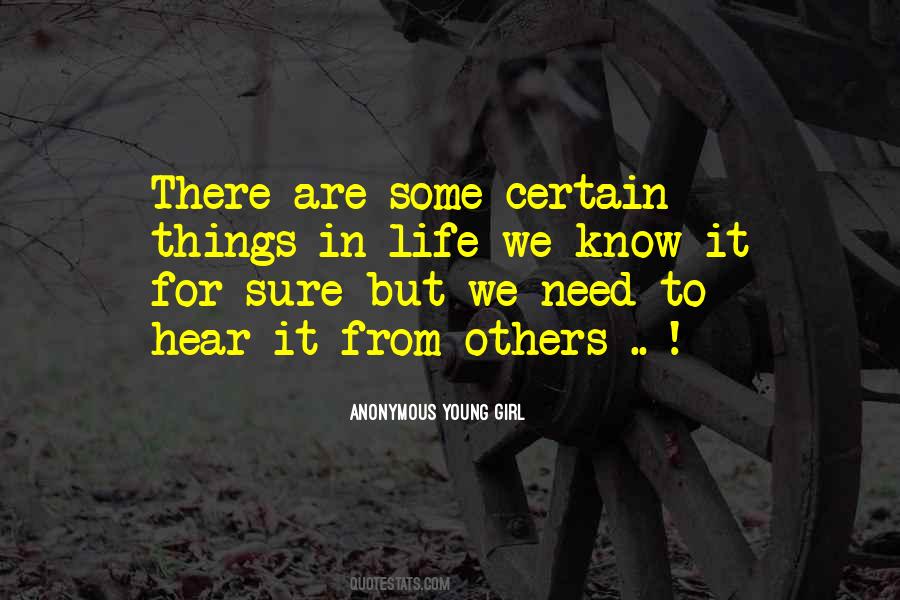 Anonymous Young Girl Quotes #463863 Anonymous Young Girl Quotes #463863