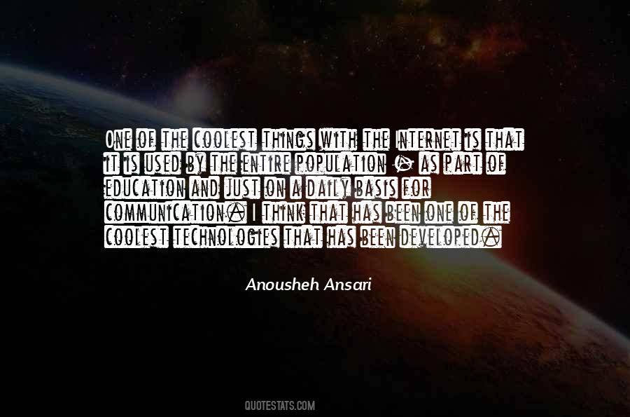 Anousheh Ansari Quotes #1460675