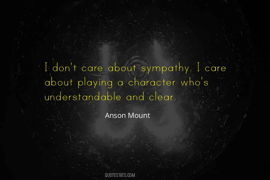 Anson Mount Quotes #1705685