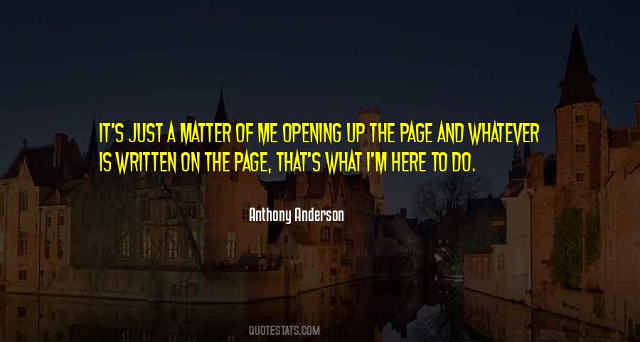 Anthony Anderson Quotes #993062