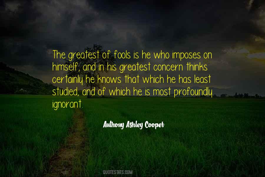 Anthony Ashley Cooper Quotes #1612868