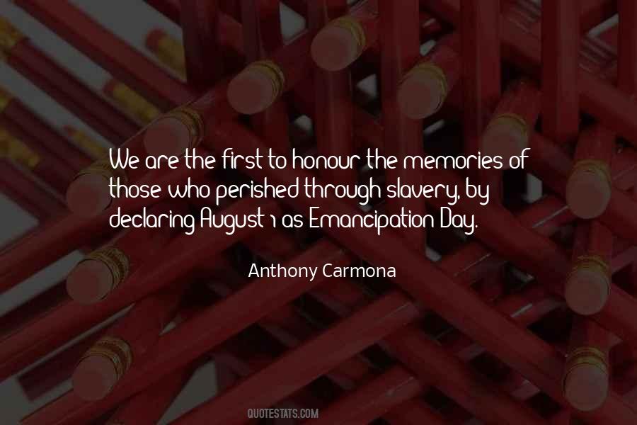 Anthony Carmona Quotes #1019107