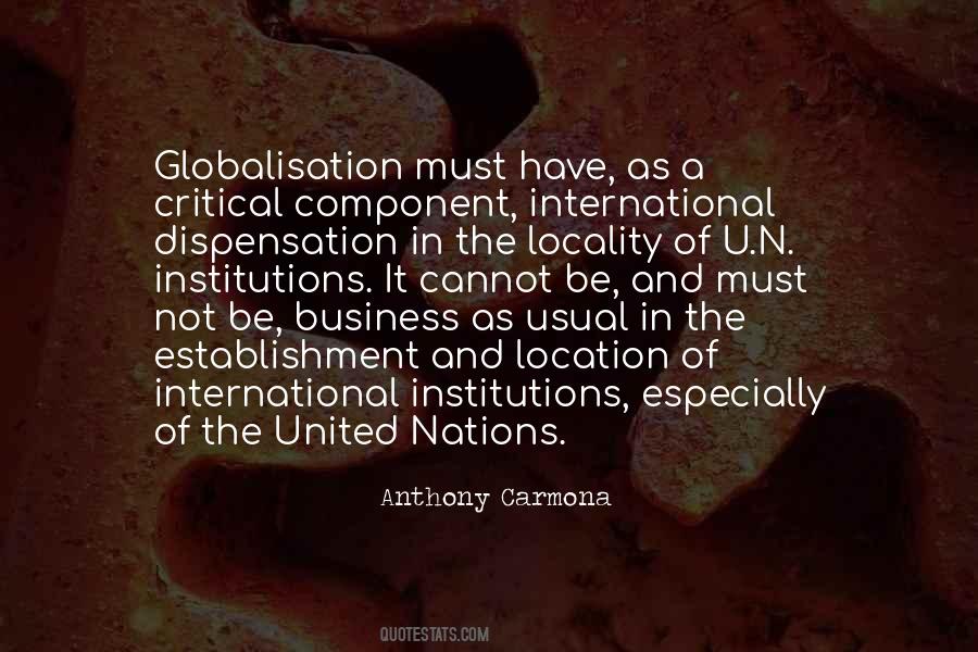 Anthony Carmona Quotes #1699817