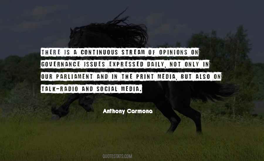 Anthony Carmona Quotes #379399