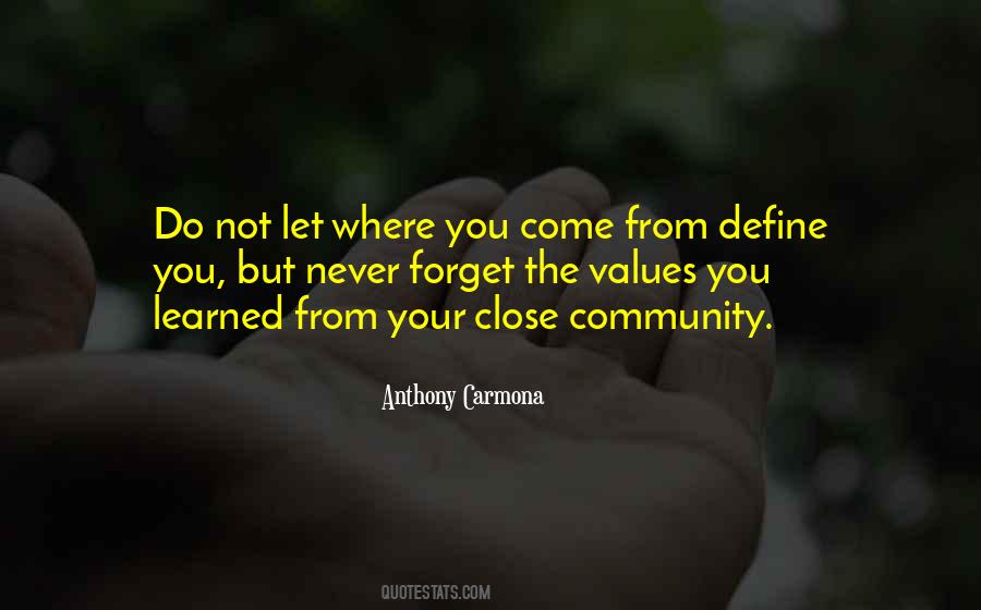 Anthony Carmona Quotes #837350