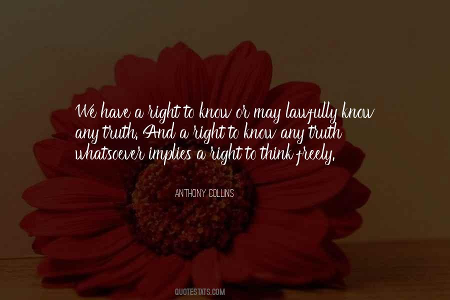 Anthony Collins Quotes #754302