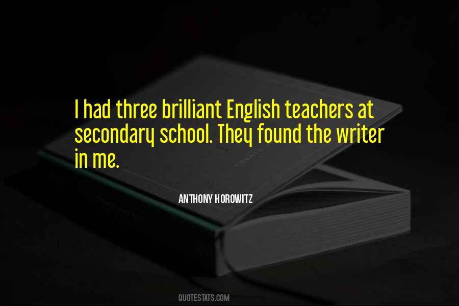 Anthony Horowitz Quotes #308771