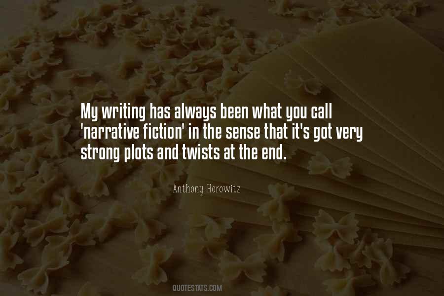 Anthony Horowitz Quotes #948062