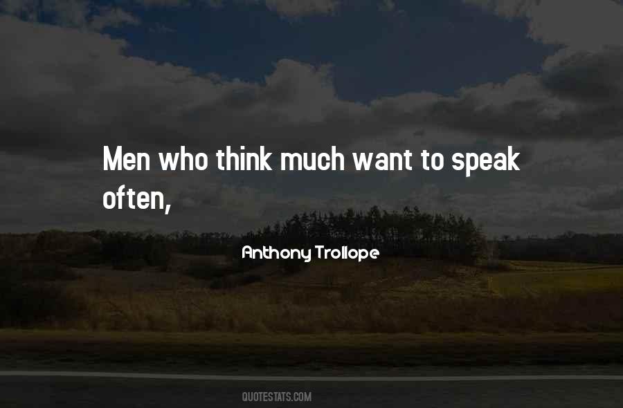Anthony Trollope Quotes #1590858
