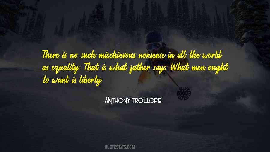 Anthony Trollope Quotes #213683