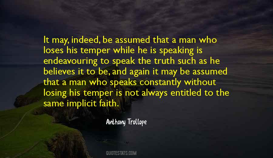 Anthony Trollope Quotes #373087