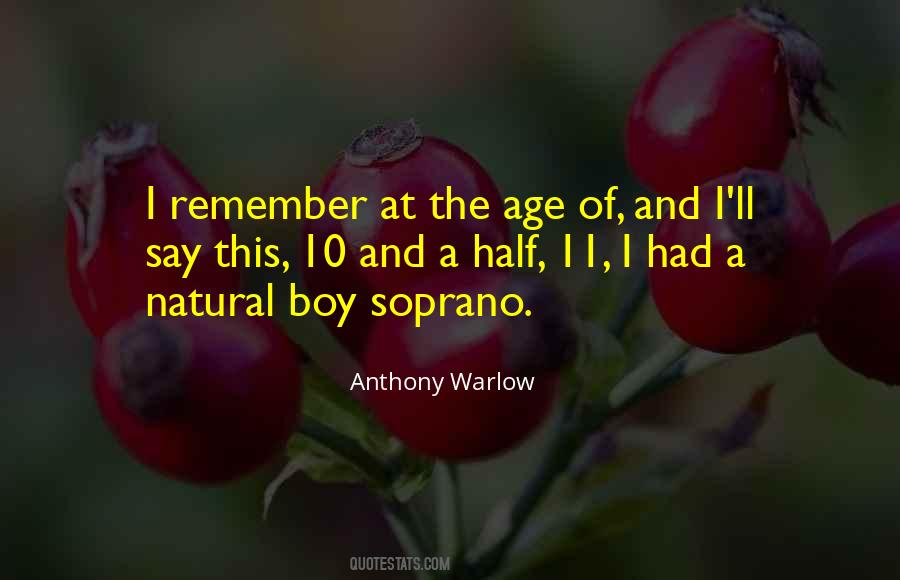 Anthony Warlow Quotes #453981