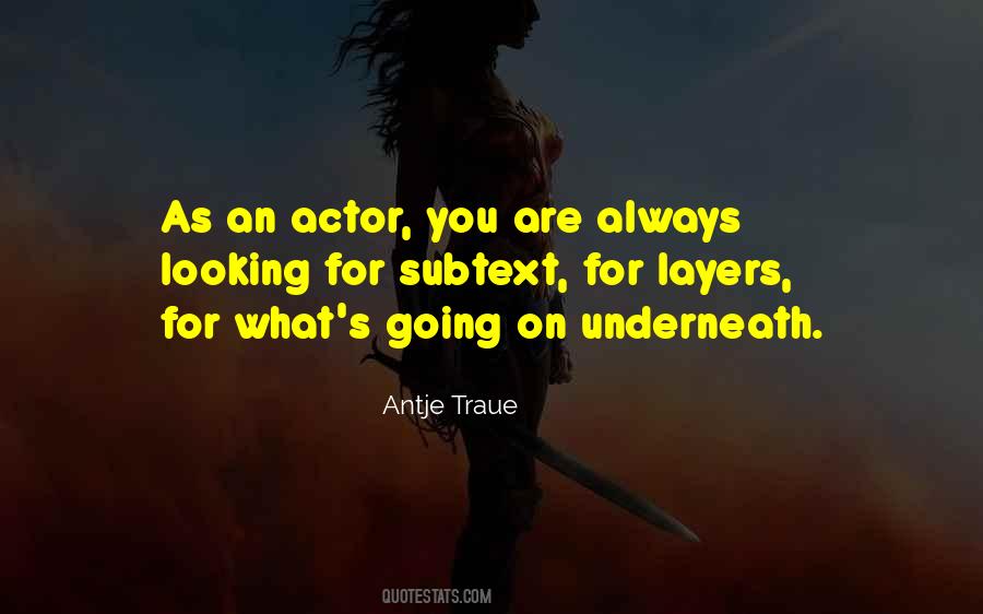 Antje Traue Quotes #288024