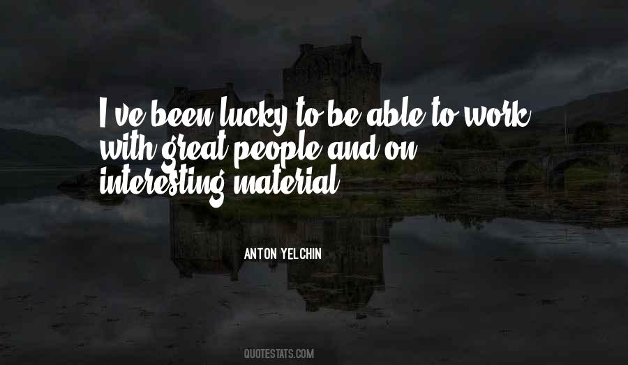 Anton Yelchin Quotes #1230629