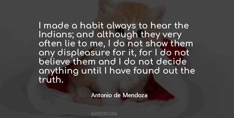 Antonio De Mendoza Quotes #252230