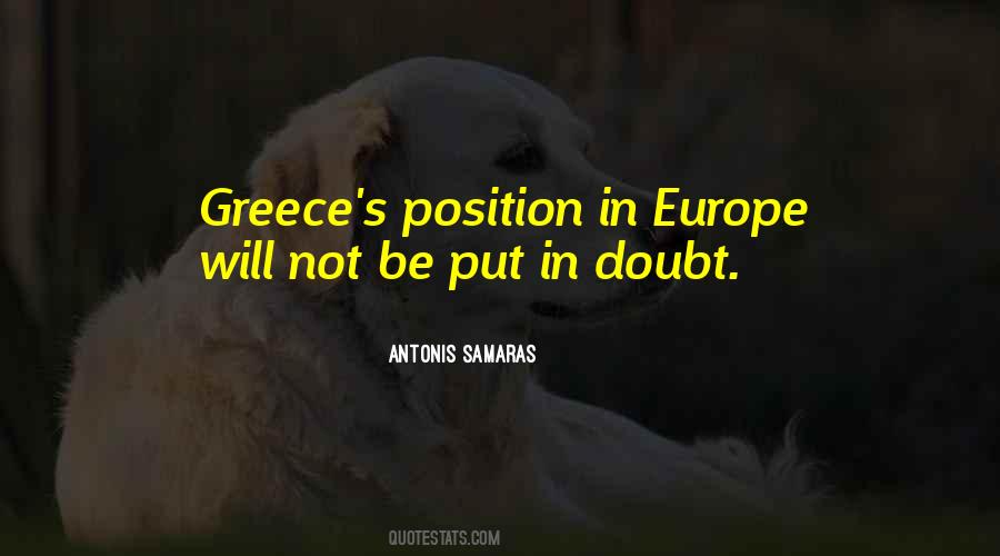 Antonis Samaras Quotes #1311088