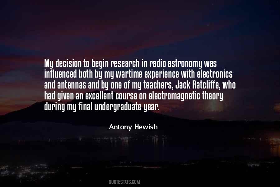 Antony Hewish Quotes #1561493