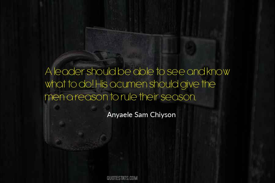 Anyaele Sam Chiyson Quotes #855463