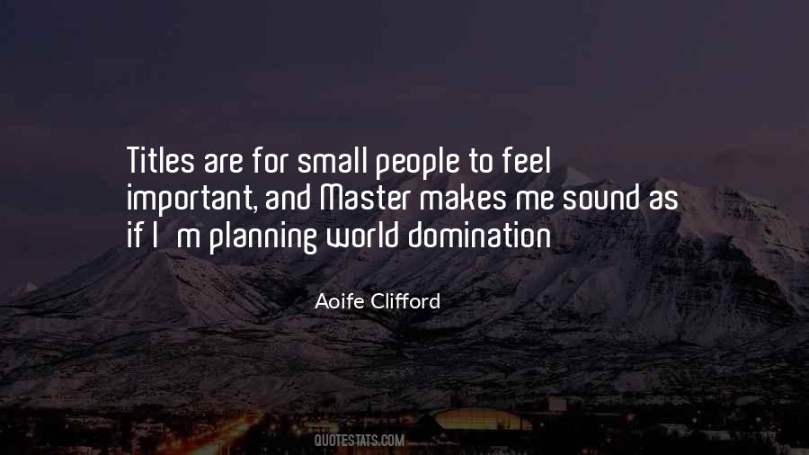 Aoife Clifford Quotes #1309163