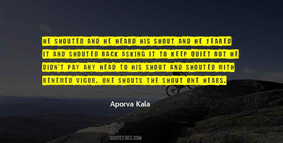 Aporva Kala Quotes #1357239
