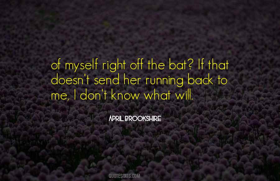 April Brookshire Quotes #1836235