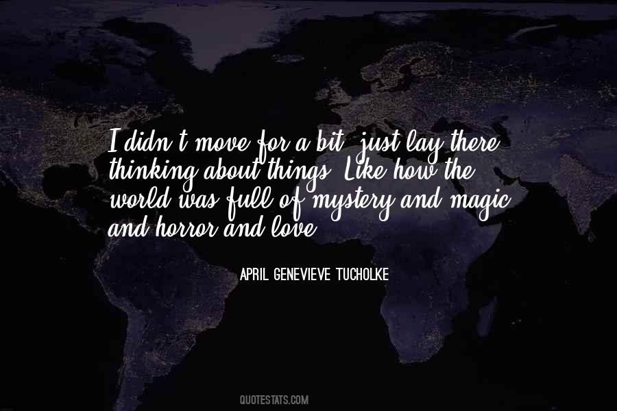 April Genevieve Tucholke Quotes #803918