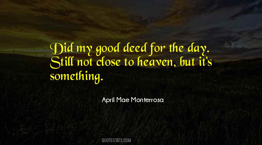 April Mae Monterrosa Quotes #1173532