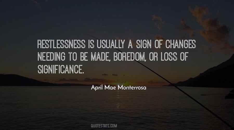 April Mae Monterrosa Quotes #474477