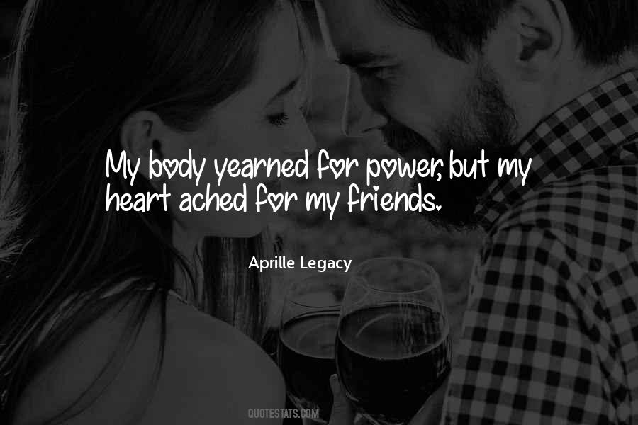 Aprille Legacy Quotes #1711422