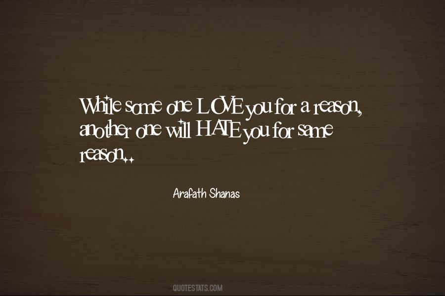 Arafath Shanas Quotes #754681