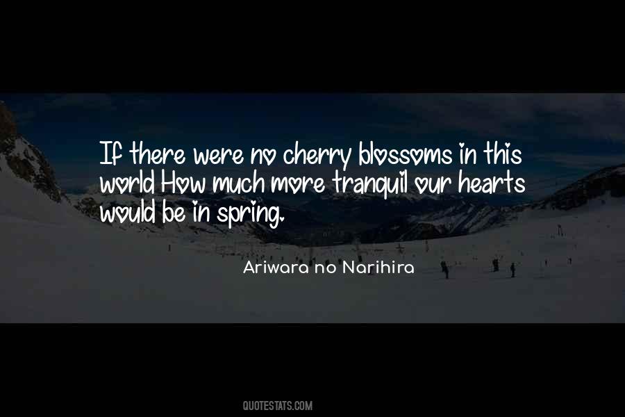 Ariwara No Narihira Quotes #84446