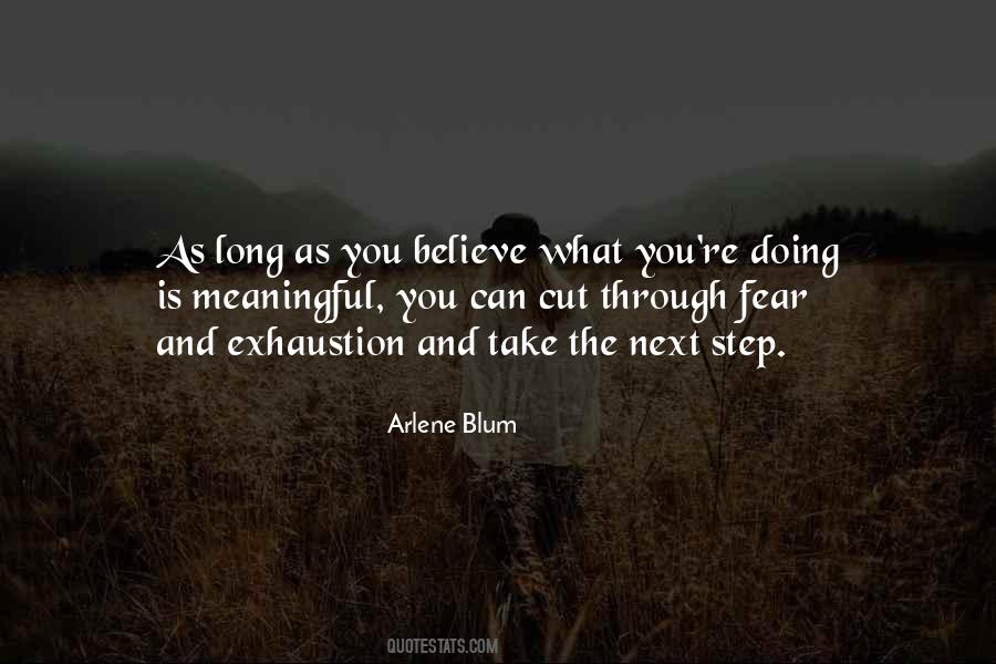 Arlene Blum Quotes #1241626