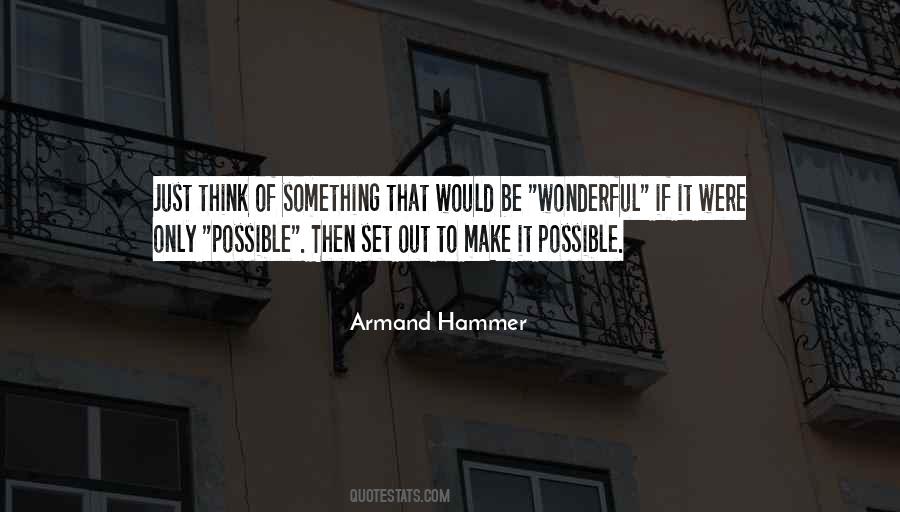 Armand Hammer Quotes #1327265