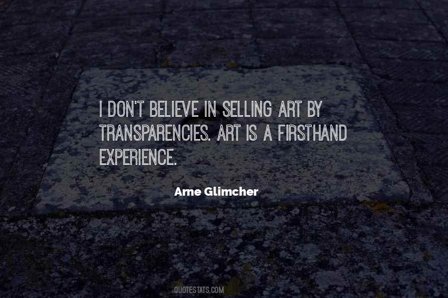 Arne Glimcher Quotes #1612908