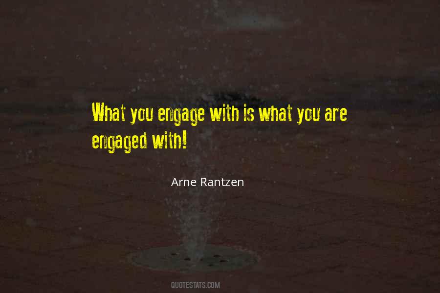 Arne Rantzen Quotes #107269