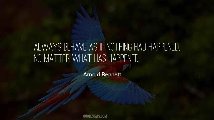 Arnold Bennett Quotes #1432997