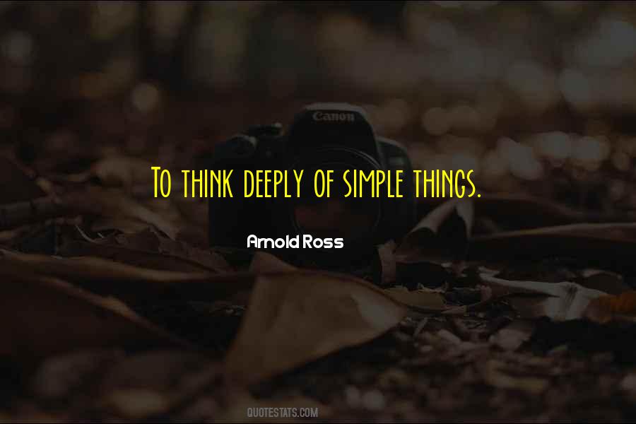 Arnold Ross Quotes #438014