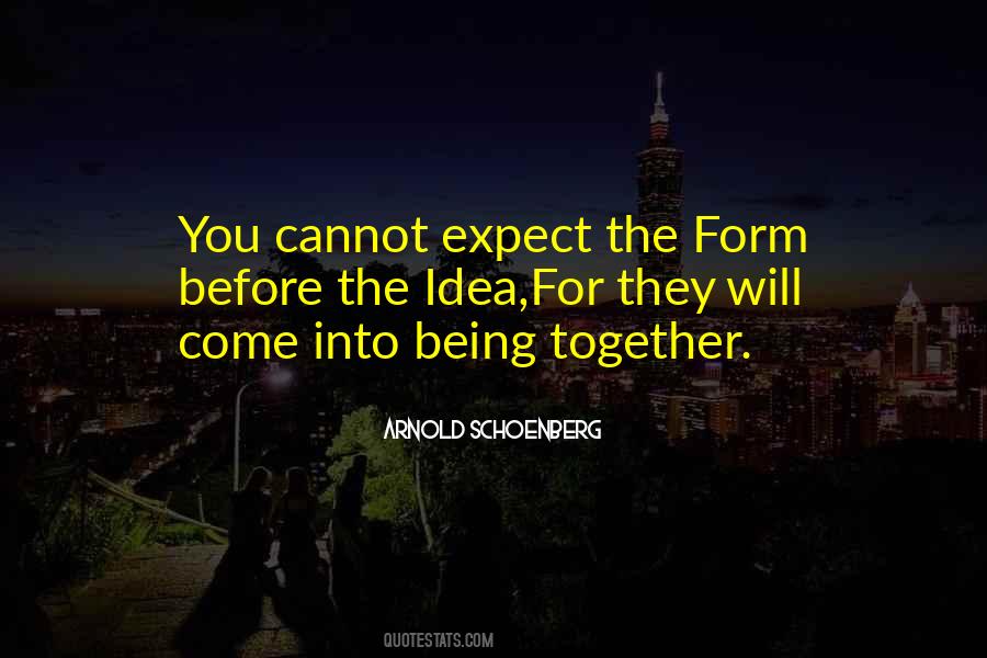 Arnold Schoenberg Quotes #188448