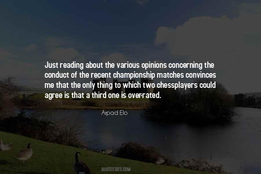 Arpad Elo Quotes #1548001