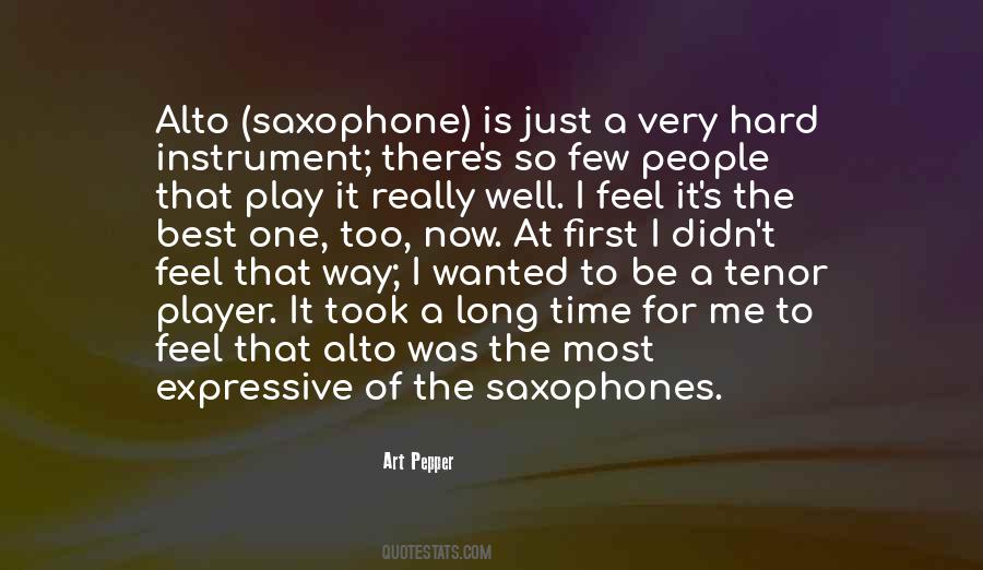 Art Pepper Quotes #494699