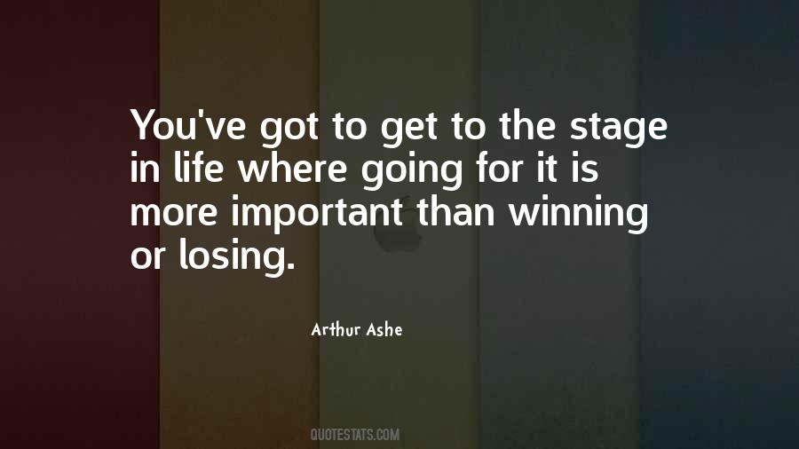 Arthur Ashe Quotes #1465588