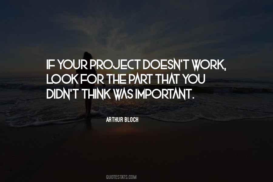 Arthur Bloch Quotes #686810