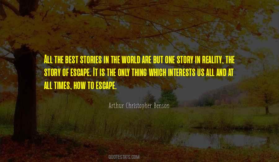 Arthur Christopher Benson Quotes #1090901