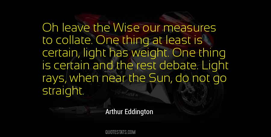 Arthur Eddington Quotes #336493