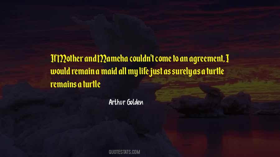 Arthur Golden Quotes #920349