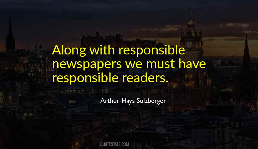 Arthur Hays Sulzberger Quotes #1808815